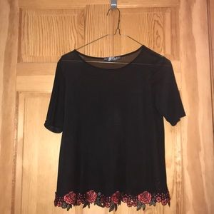 NEVER WORN Mesh shirt